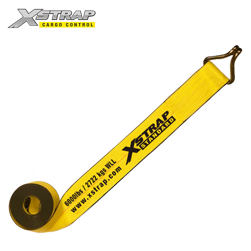 61878-와이어 후크가 있는 표준 4인치 윈치 스트랩