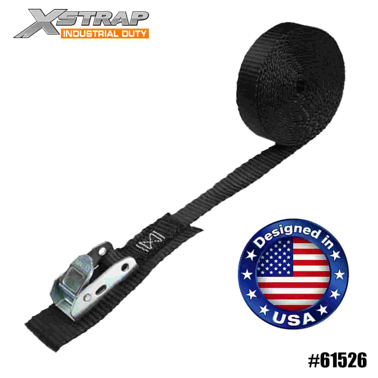 Xstrap 61526 1인치 x 6' 엔드리스 캠 스트랩(마모 패드 포함) 400lb SWL
